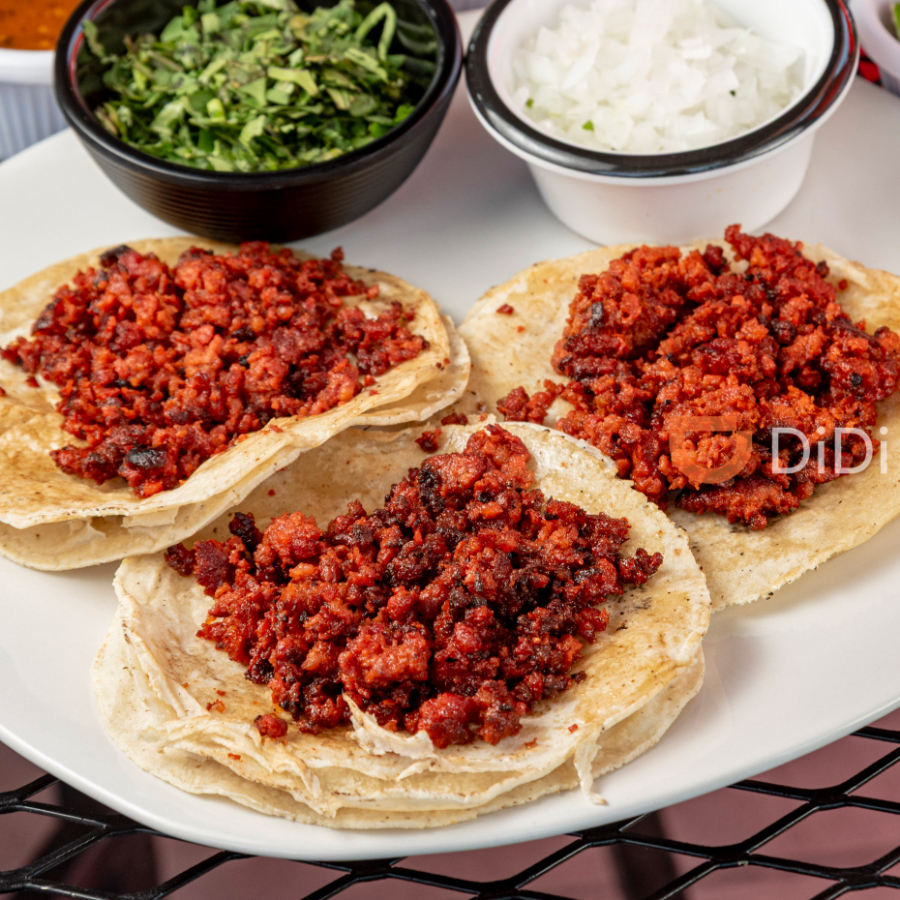 Taco chorizo con papa
