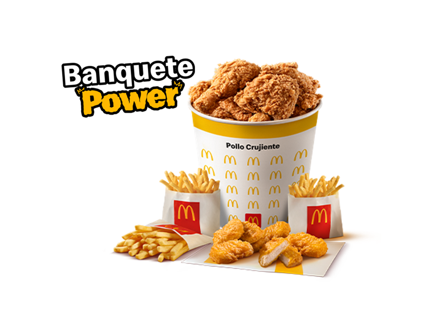 Banquete Power x6 pzas