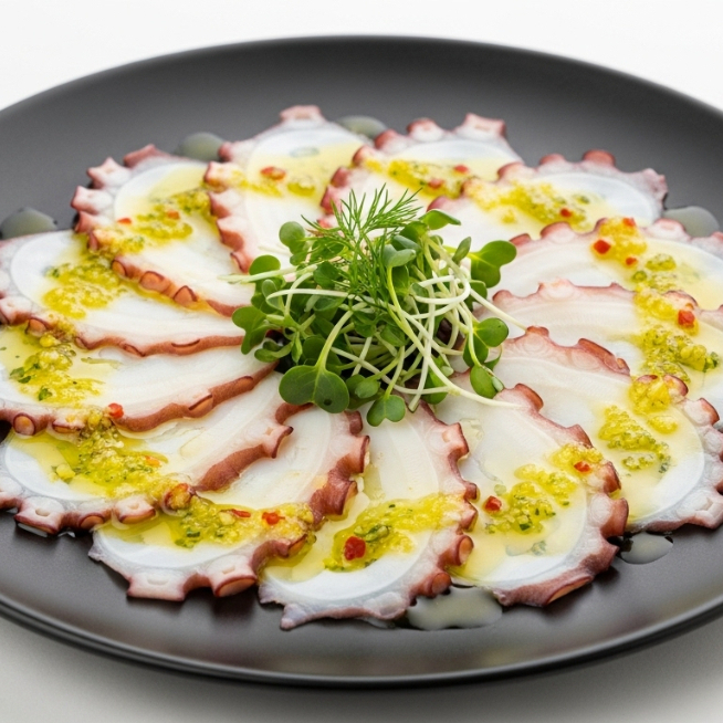 Carpaccio de Pulpo Yuzukosho 120 g