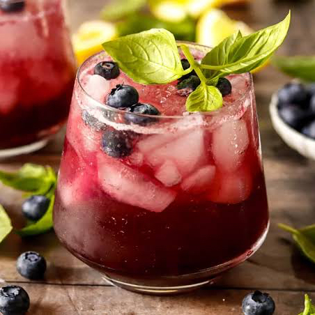 Blueberry Ginger Limonade
