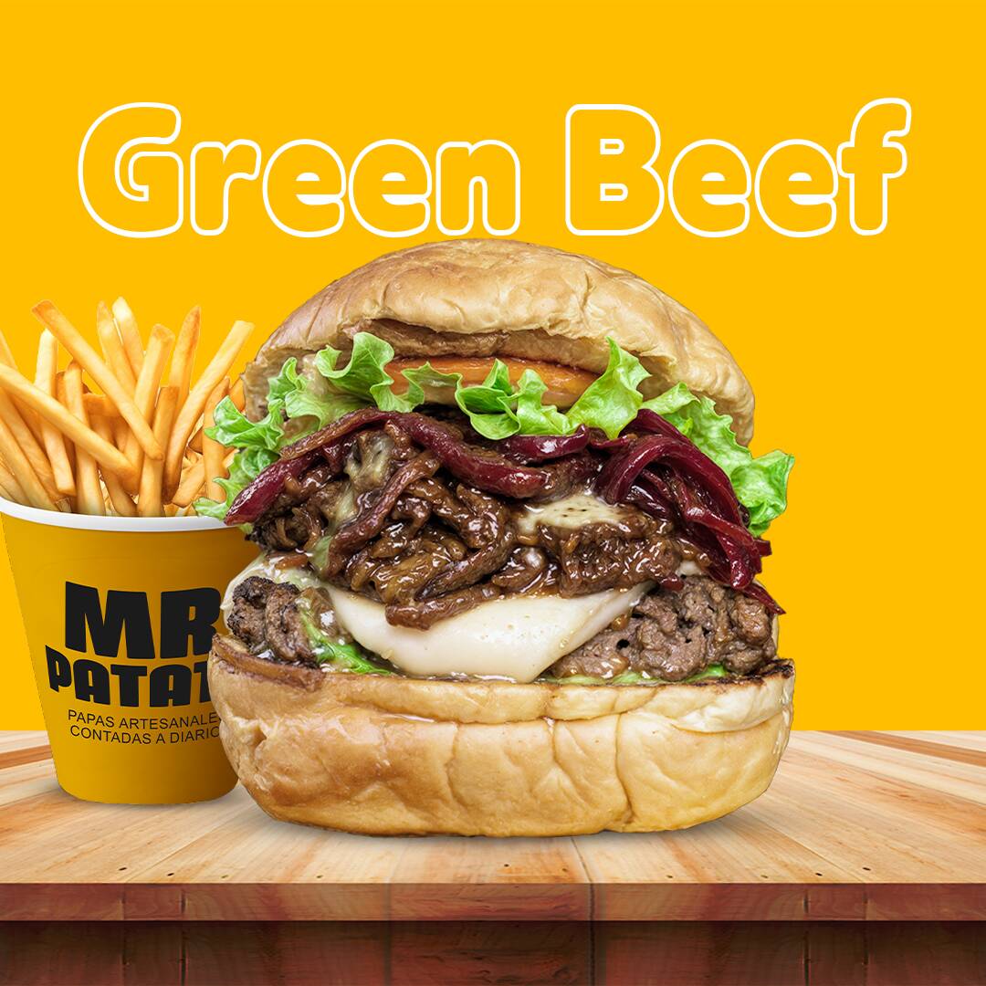 Mr Green Beef (Incluye Papas)