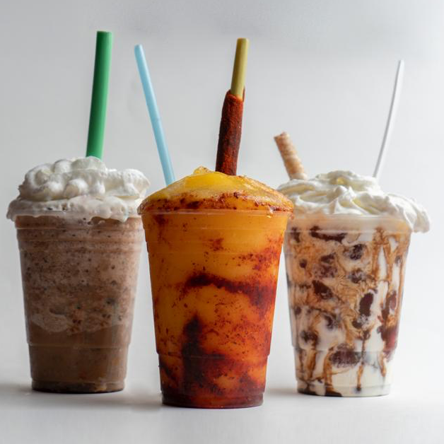 Frappe de agua grande + frappe de crema grande