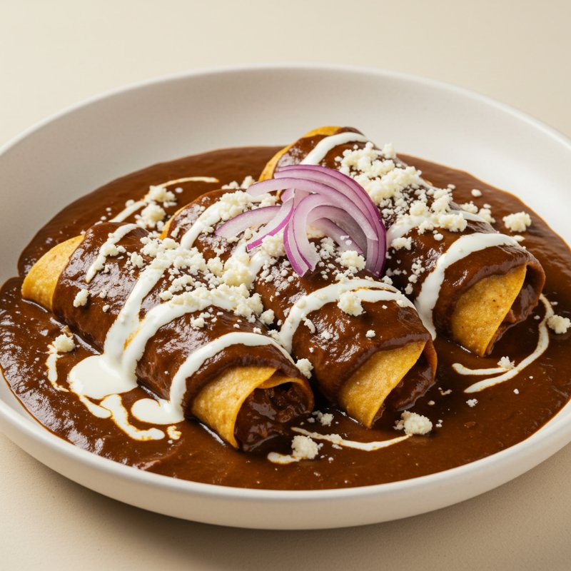 Enchiladas de Mole