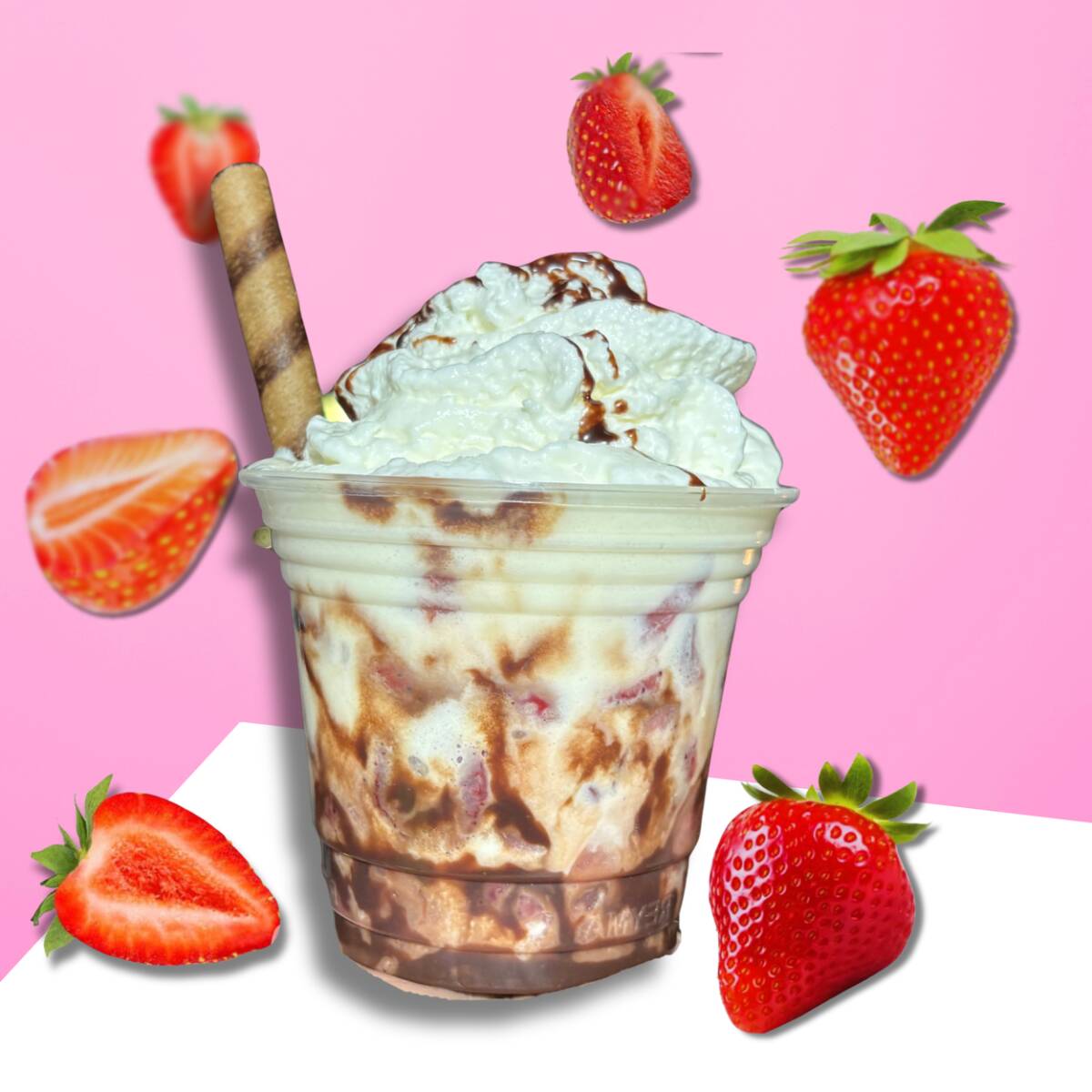 FRESAS CON CREMA CHICAS