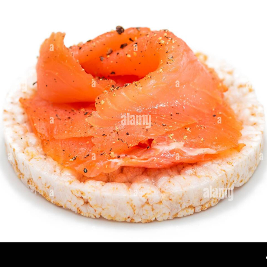 RICE CAKE SALMON
