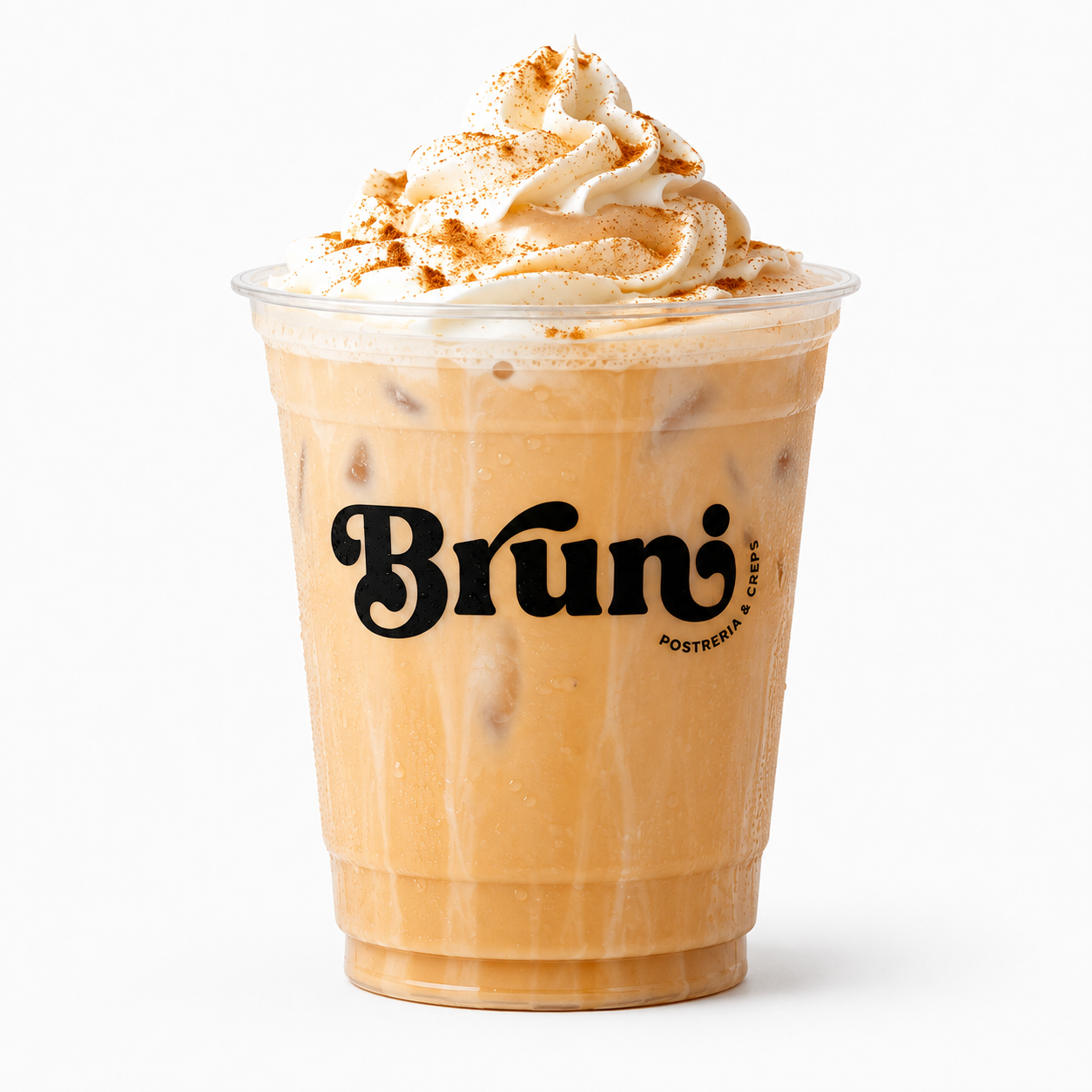 CAFÉ HELADO PUMPKIN SPICE LATTE.