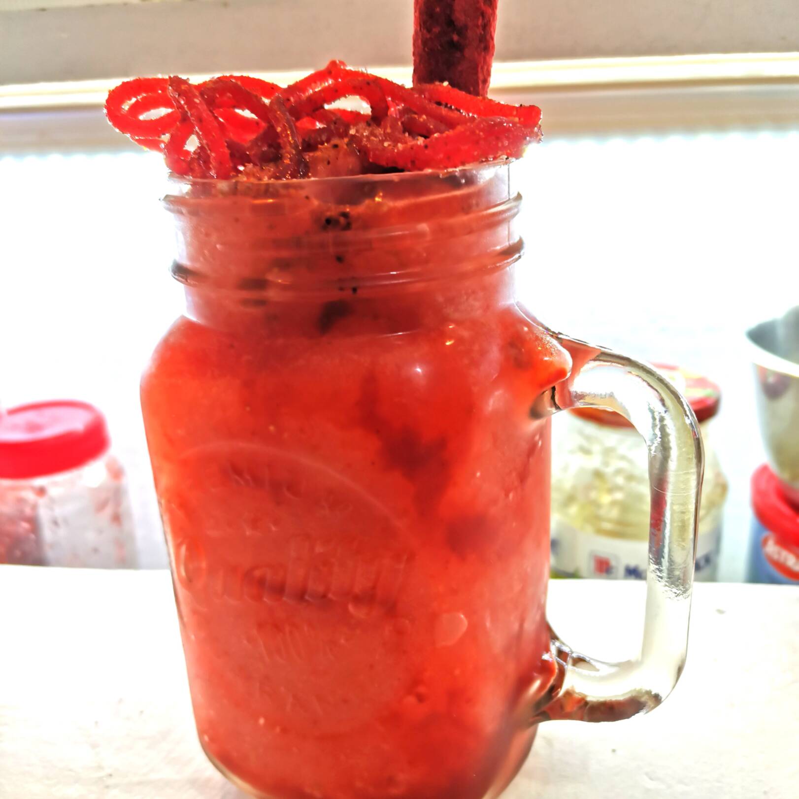 Frappé Fresa con Chamoy