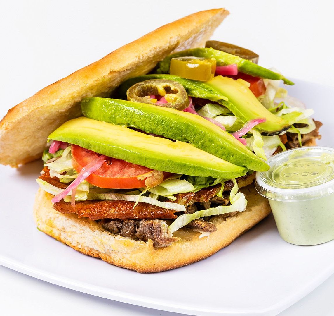 Torta de Arrachera