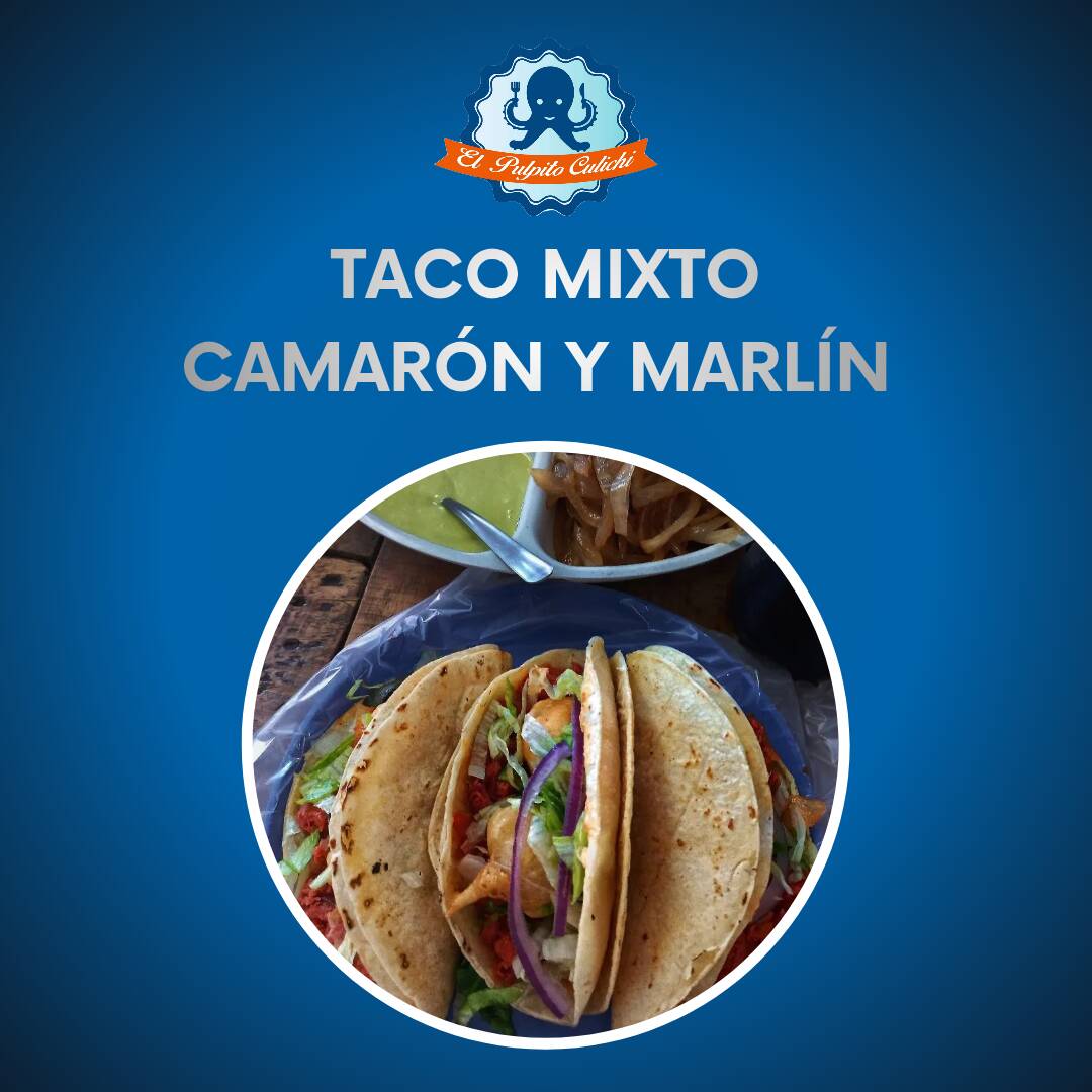 Taco Mixto (Camarón Y Marlín)