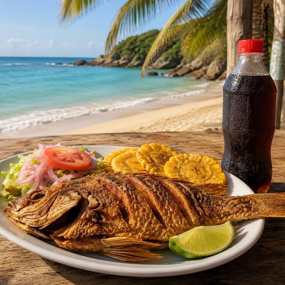 Pescado Frito Entero+ ICocacola300ml