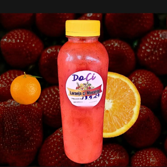 500 ml de Suco, feito direto da fruta e adoçado na medida para você!