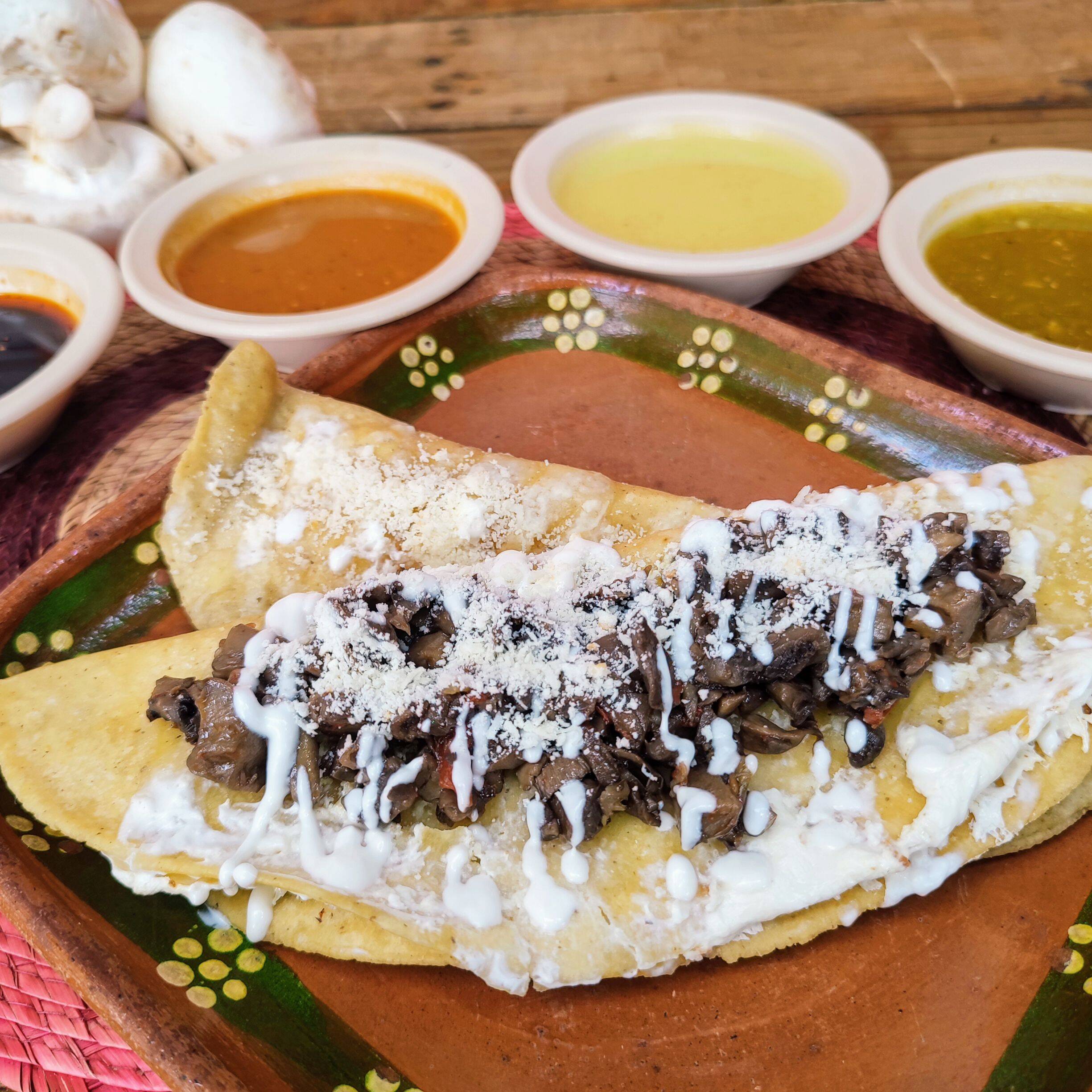 Quesadilla de Champiñones