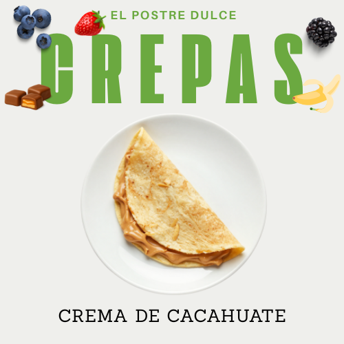 Crepa Crema de Cacahuate