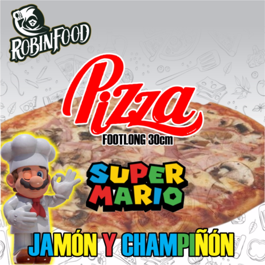 SUPER MARIO PIZZA FOOTLONG