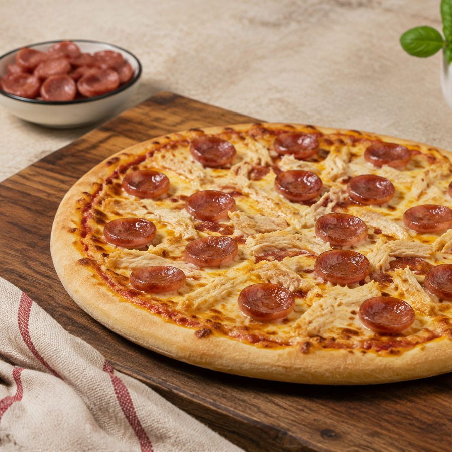 Pizza Pollo Chorizo Personal
