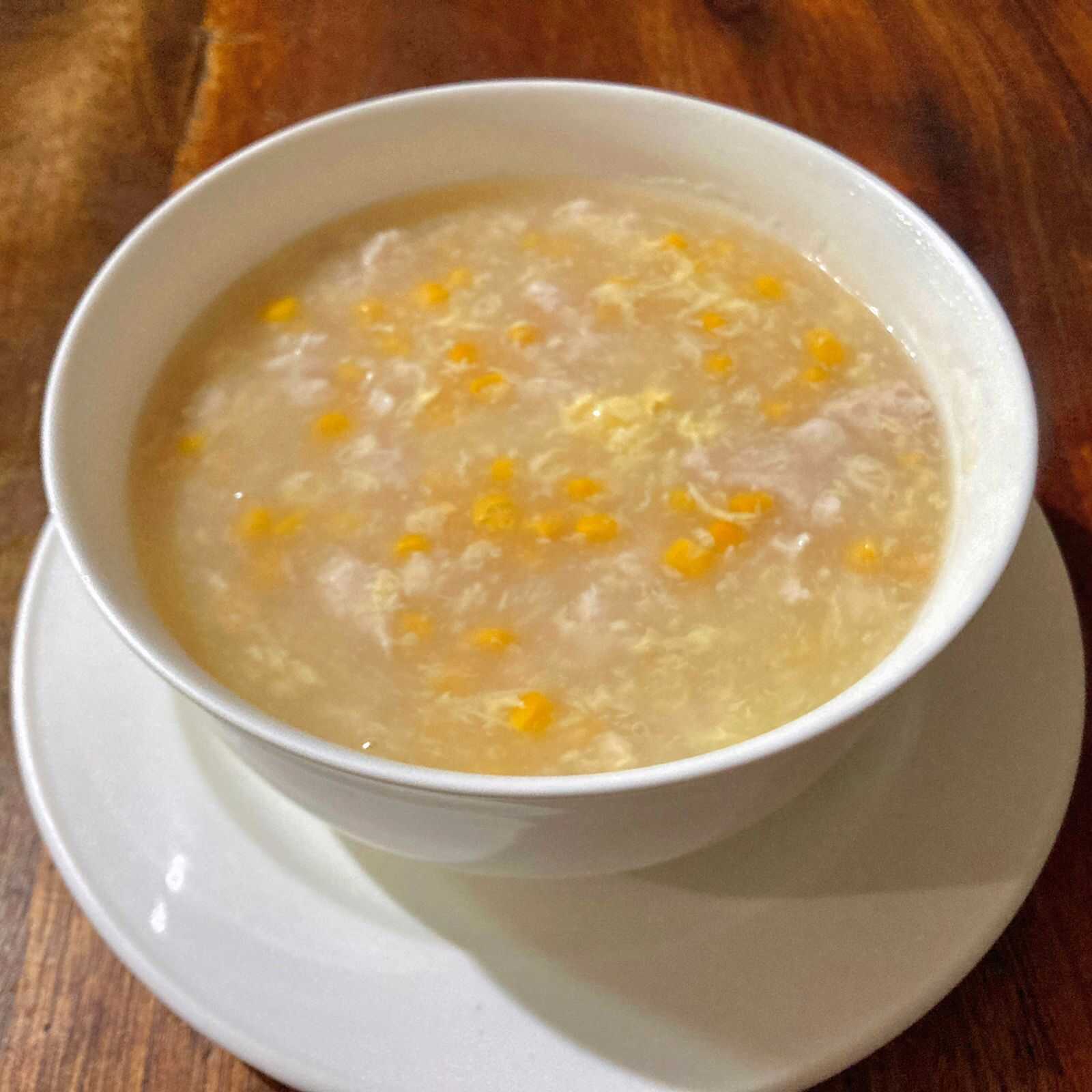 Crema de Maíz con Pollo