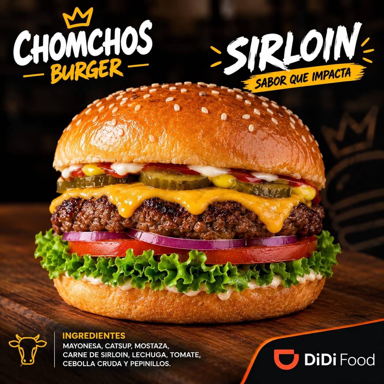 Hamburguesa de Sirloin