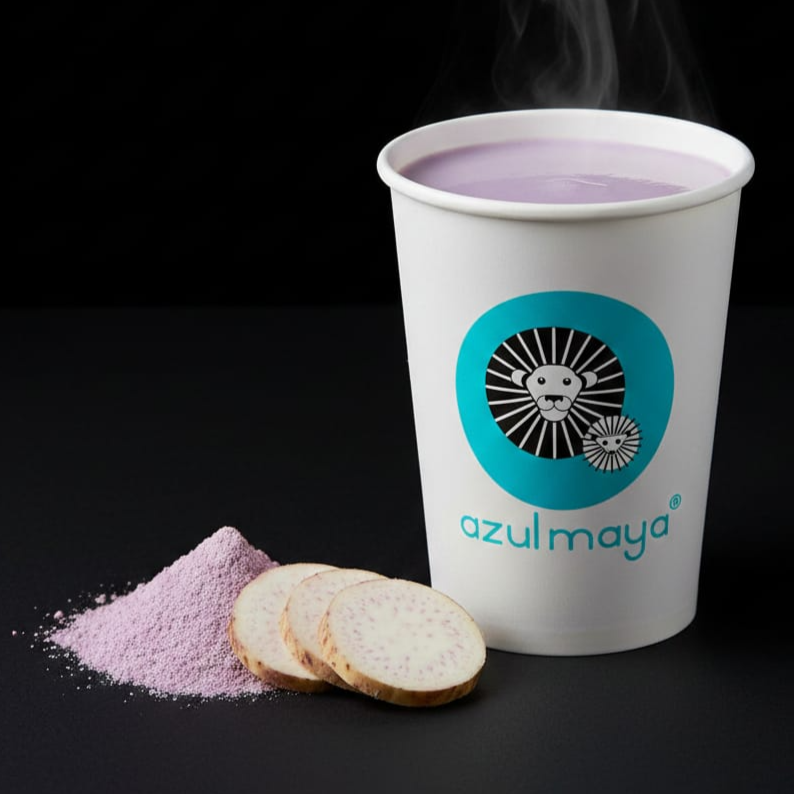 Taro Latte 12 Oz