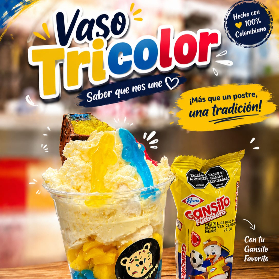 Vaso Tricolor