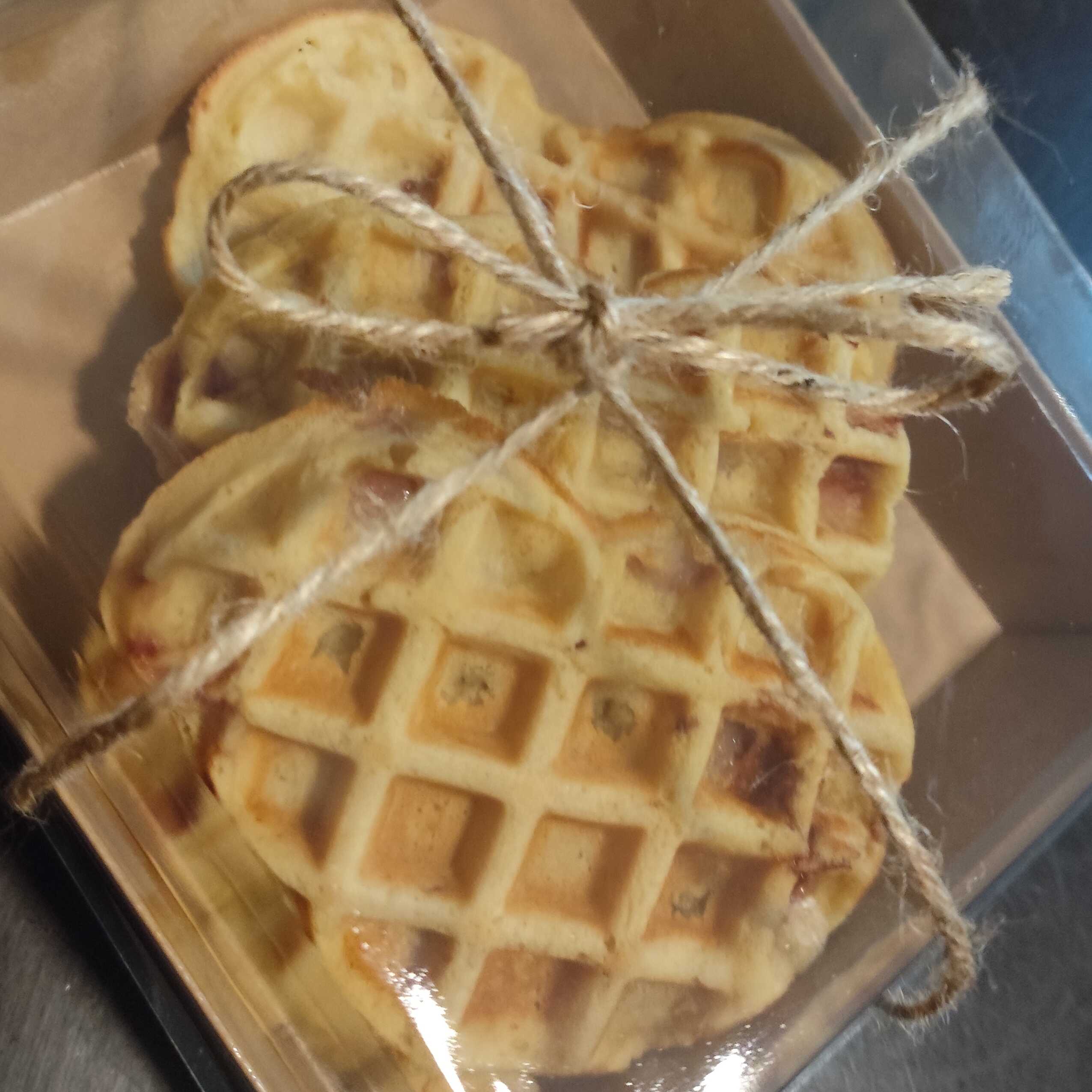 Waffle de Corazón Strawberry.🍓♥️