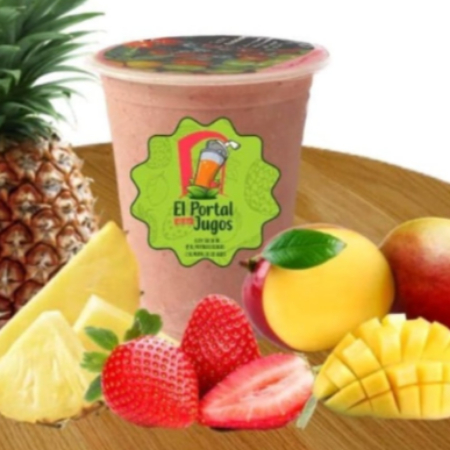 PASION DORADA  Fresa, Piña, Mango, 16Oz.