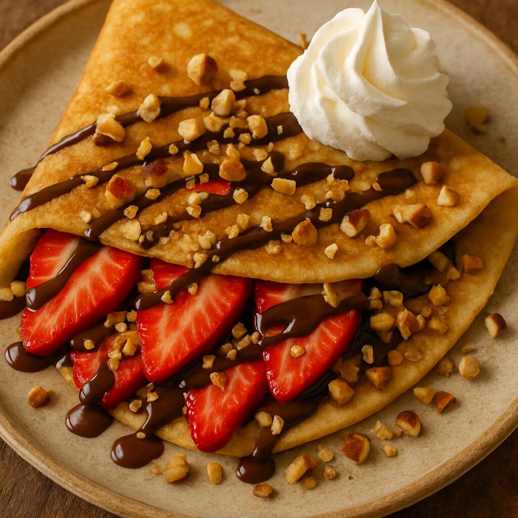 Crepa NUTELLA y Fresas