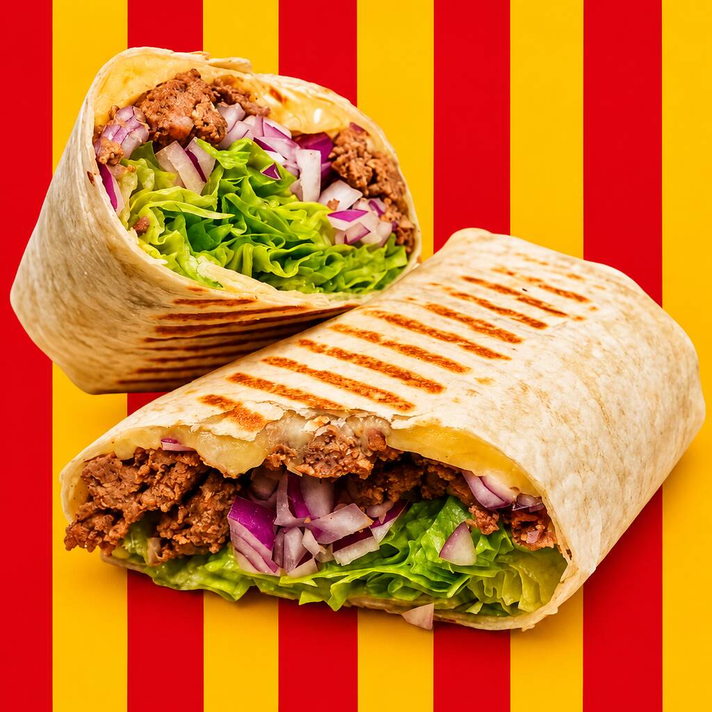 Carne, alface, queijo, molho especial e cebola, tudo envolvido em uma deliciosa tortilha. Um wrap saudável com o sabor que você já conhece.