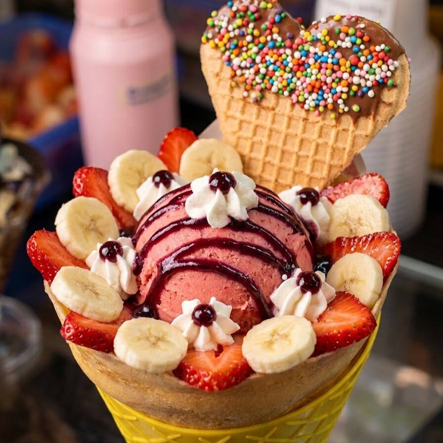 Crephelado Explosion de Sabores!