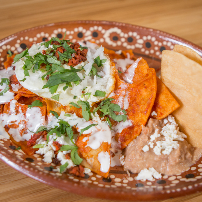 Chilaquiles rojos