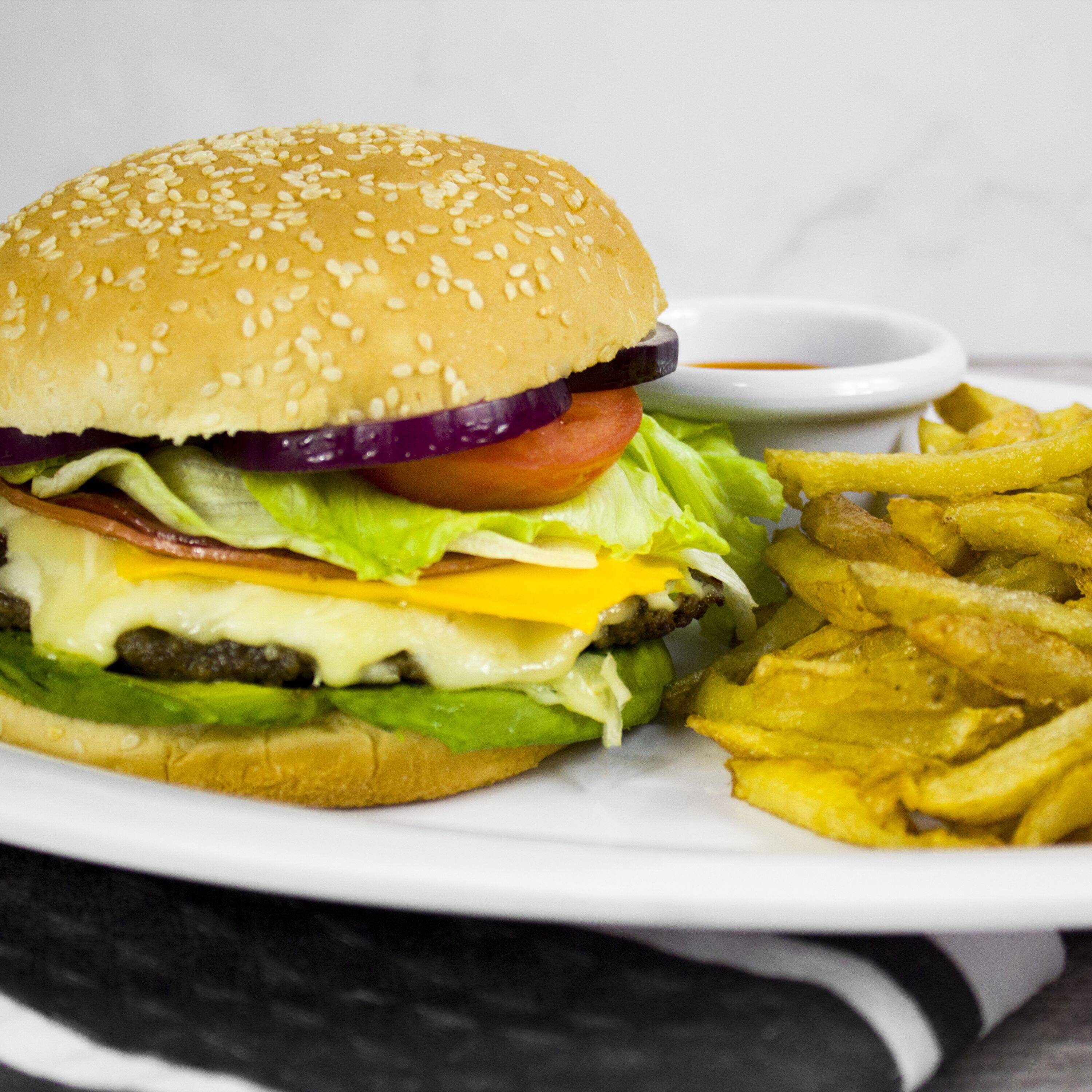 Hamburguesa con Papas