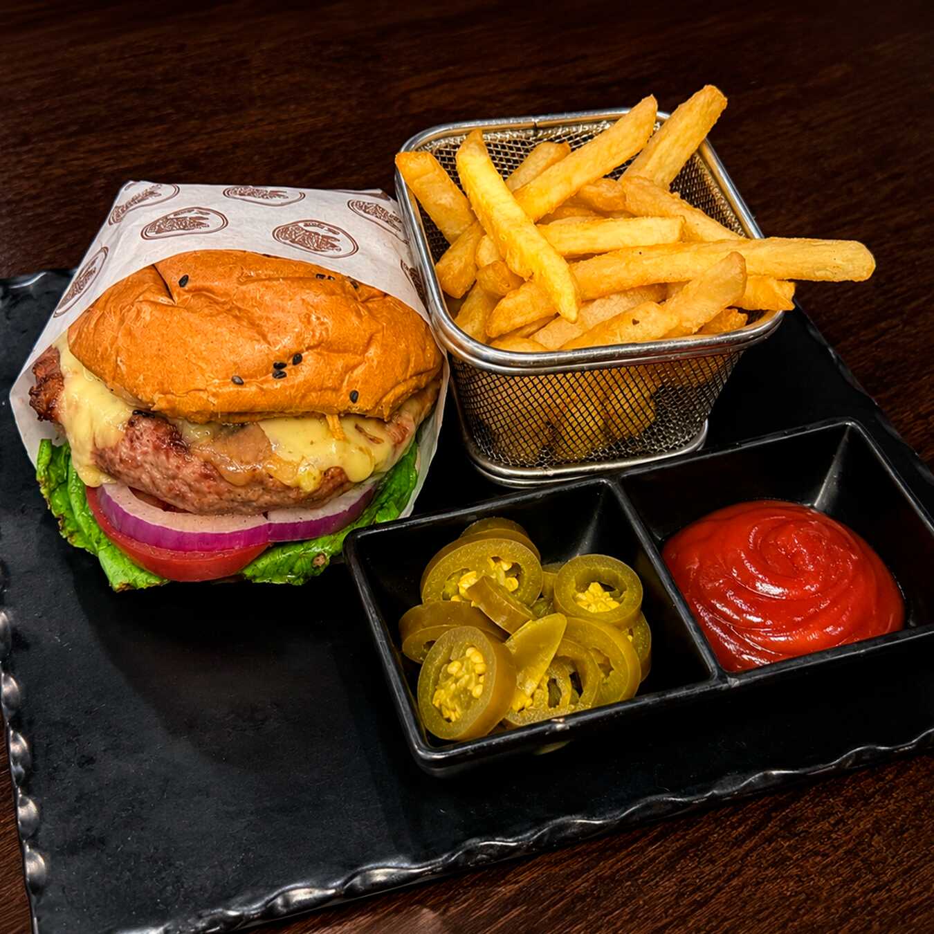 Hamburguesa de Rib Eye 230 Gr