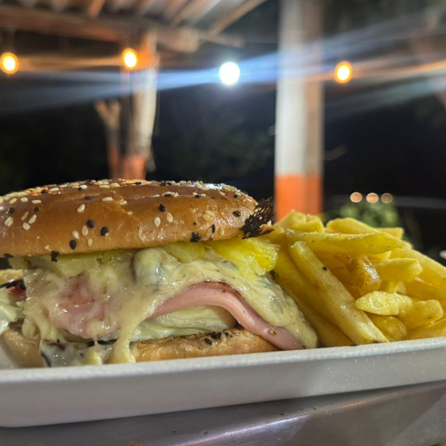 Hamburguesa Hawaiana sin Papas