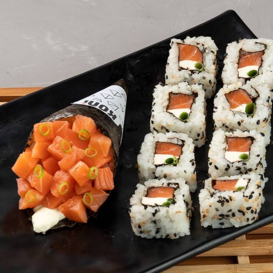 Temaki Philadelphia + Roll Philadelphia