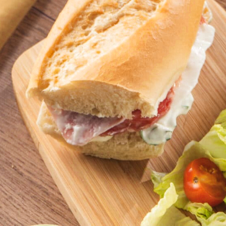 PAN ITALIANO CON JAMON