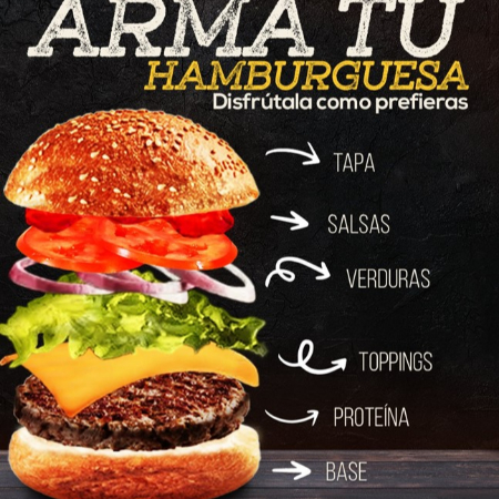 Arma Tu Hamburguesa/Combo Al Gusto :)