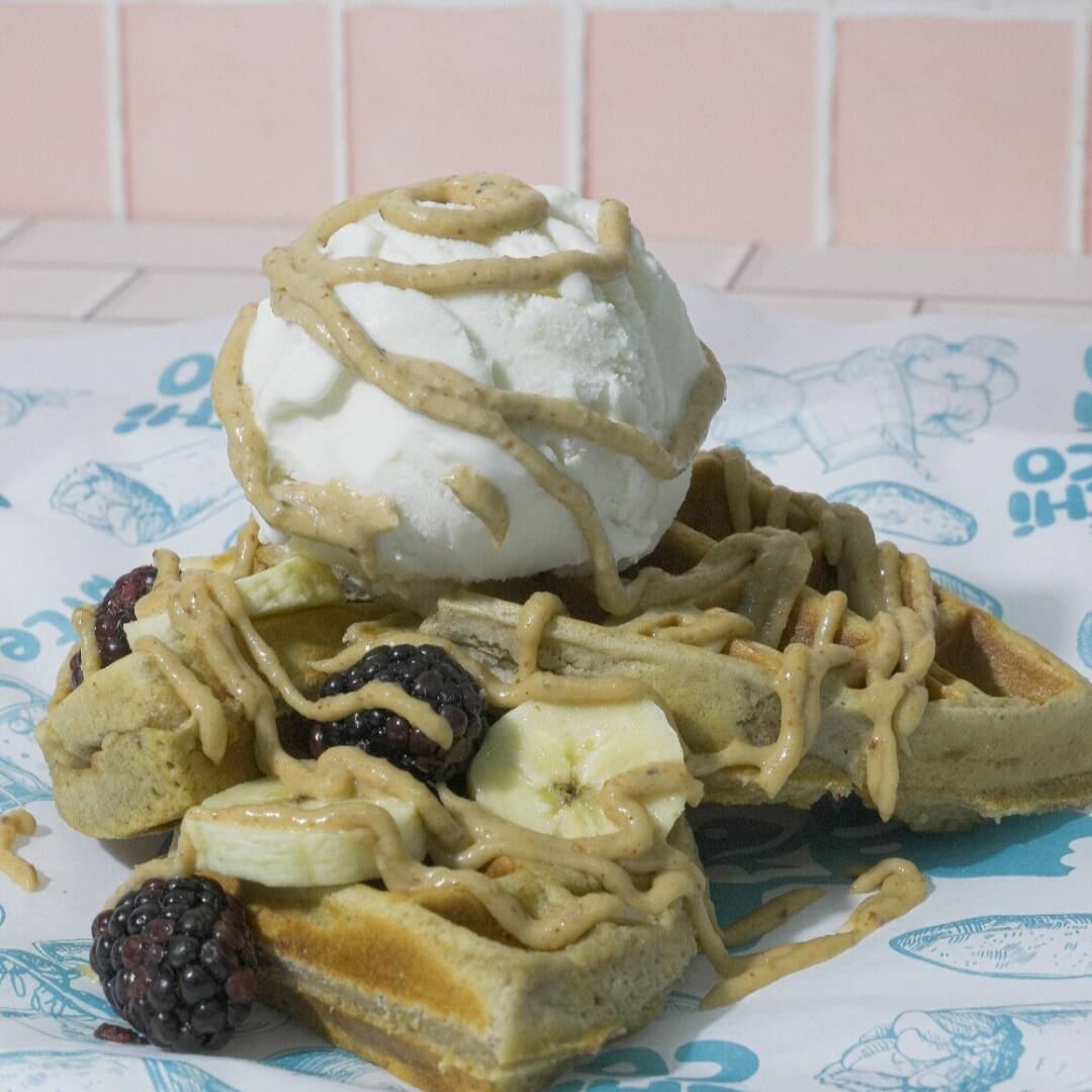 banana waffle