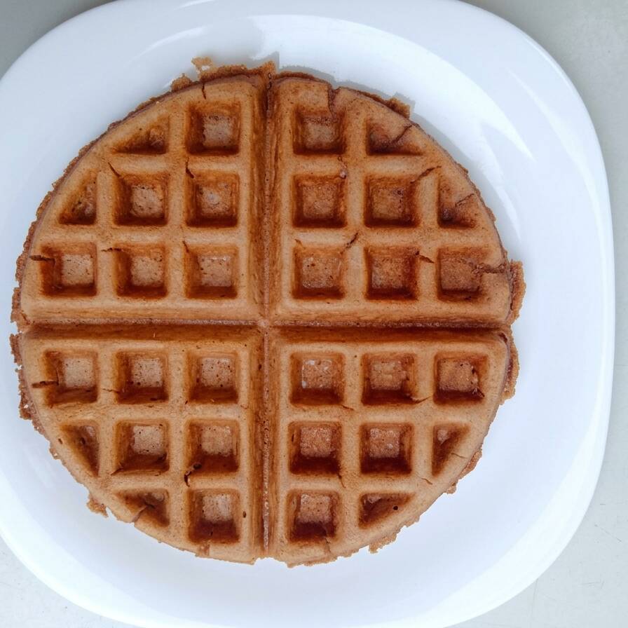 Waffle de Chocolate para Prepara en Casa