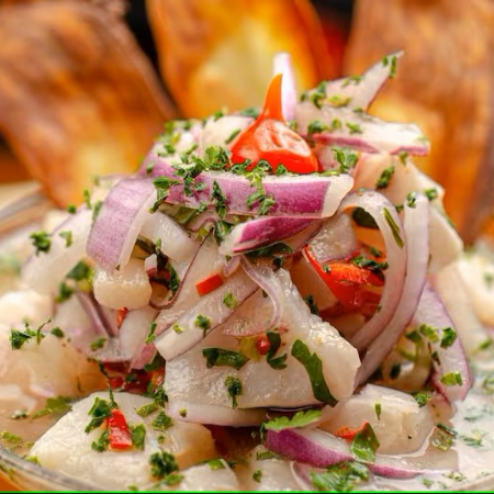 Tostada de Callo de Hacha