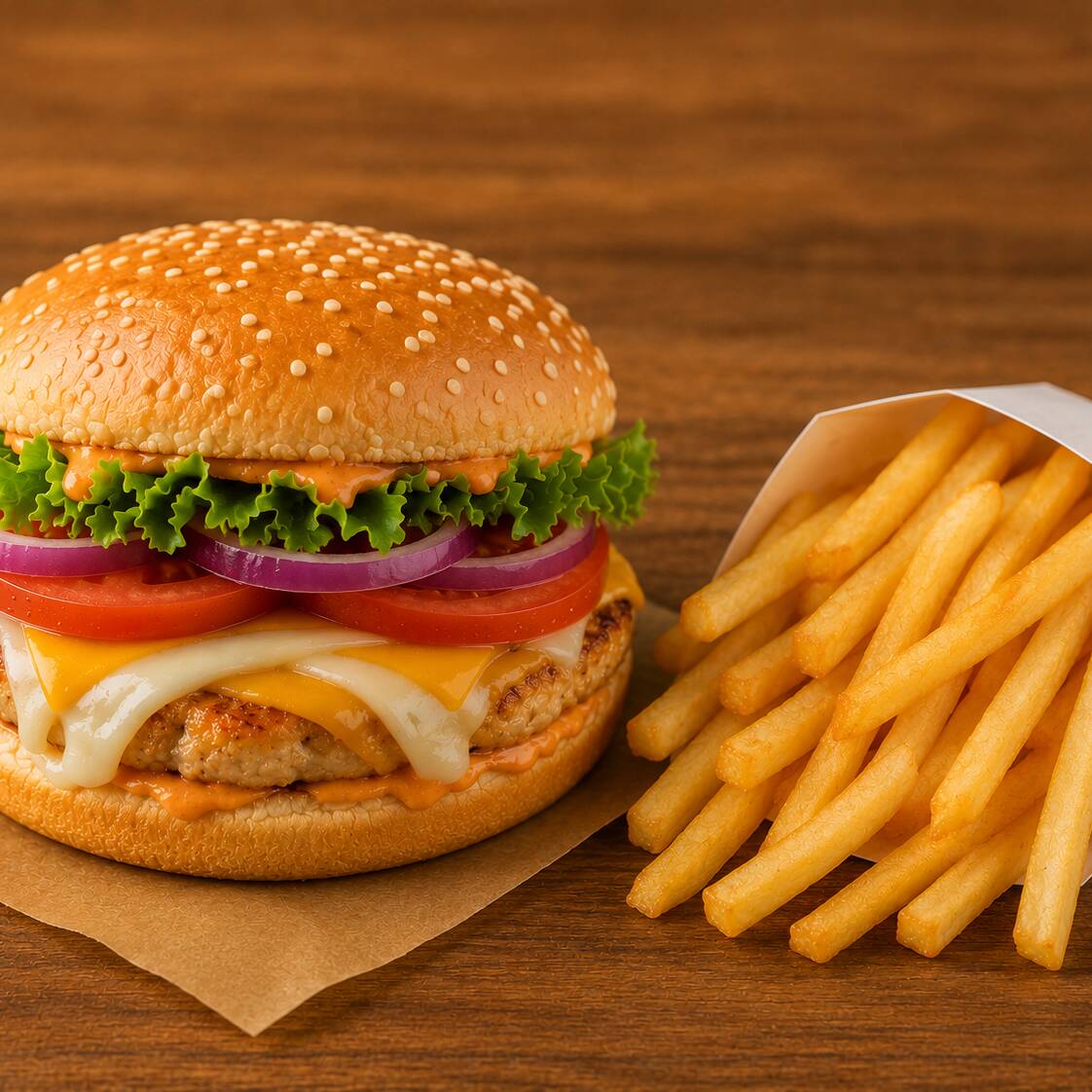 Hamburguesa Azulcrema