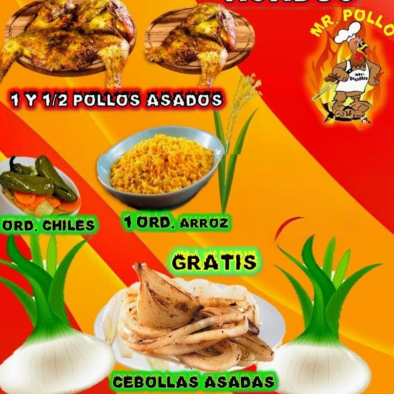 1 Y 1/2 ASADO CON CEBOLLAS