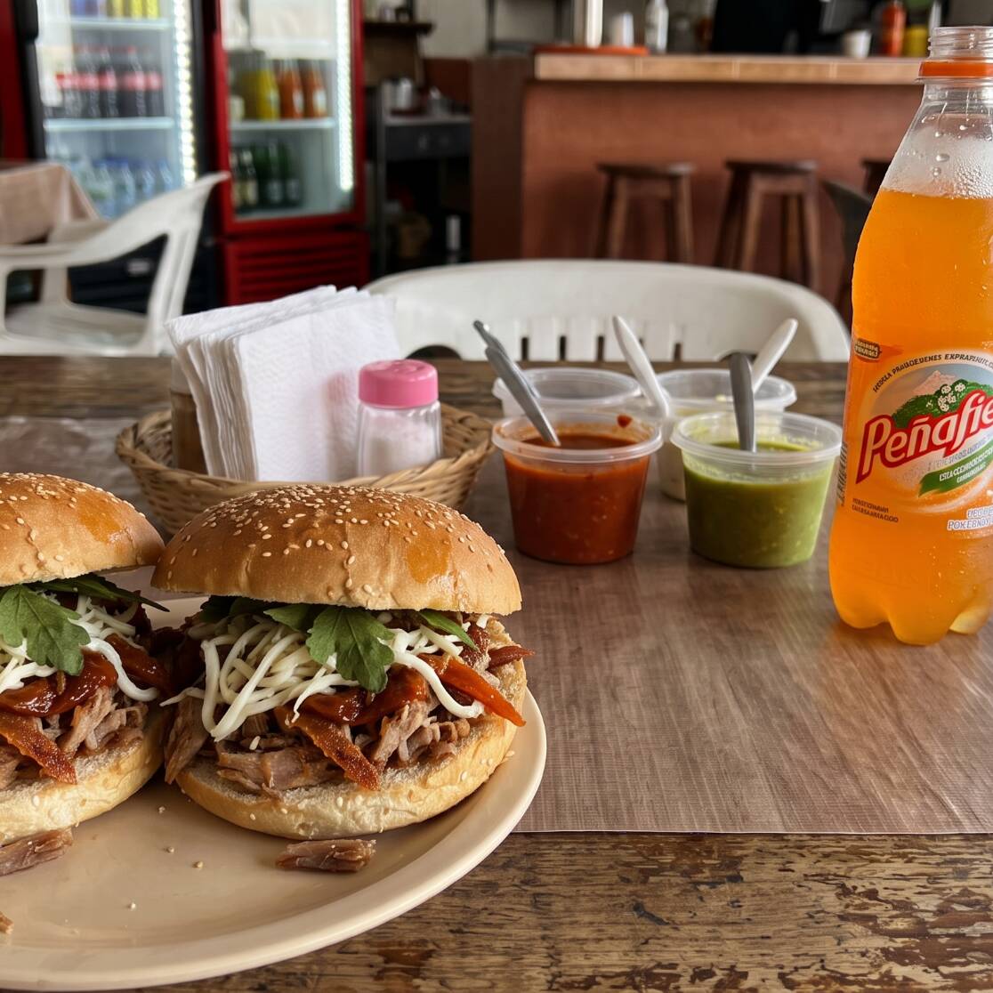 Combo 2: 2 Cemitas + Refresco 400 Ml
