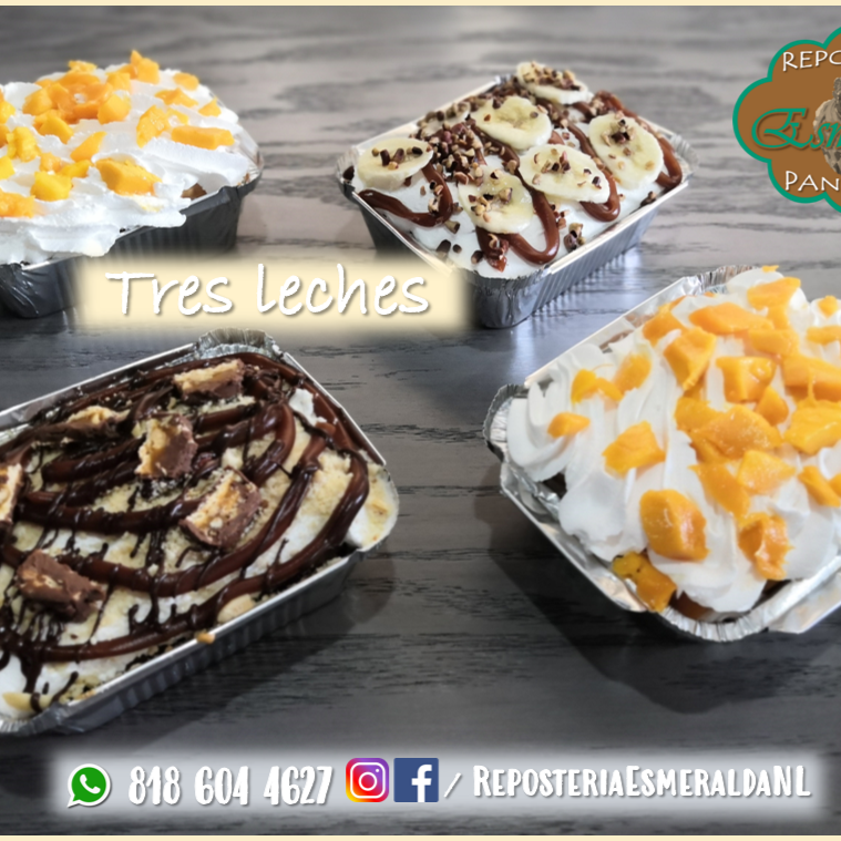 Pastel 3 Leches con Mango