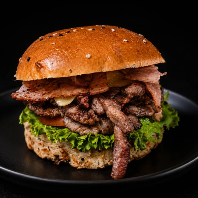 HB Arrachera (La Más Pedida) 🍟🍔😋🔥