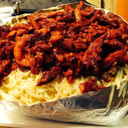 Papa Asada de Adobada