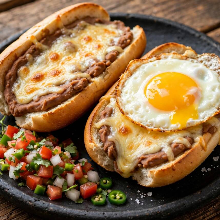Mollete Huevo al Gusto