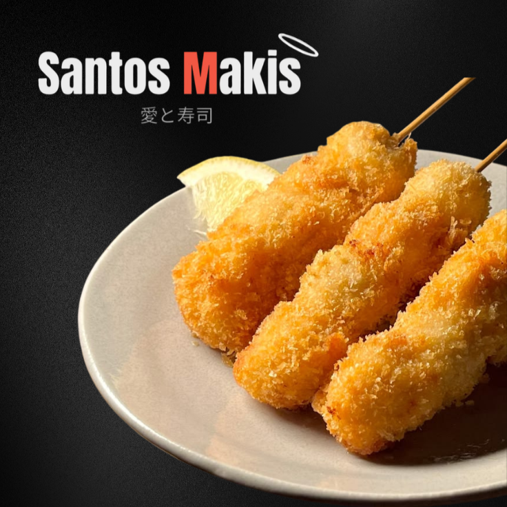 Kushiage Camaron con Philadelphia (3 Pz)