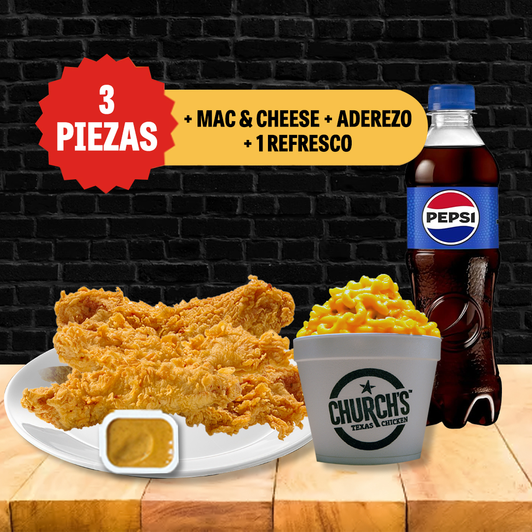 3 FAJITAS + MAC&CHEESE