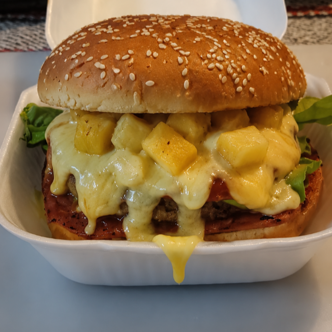 Hamburguesa Hawaiana