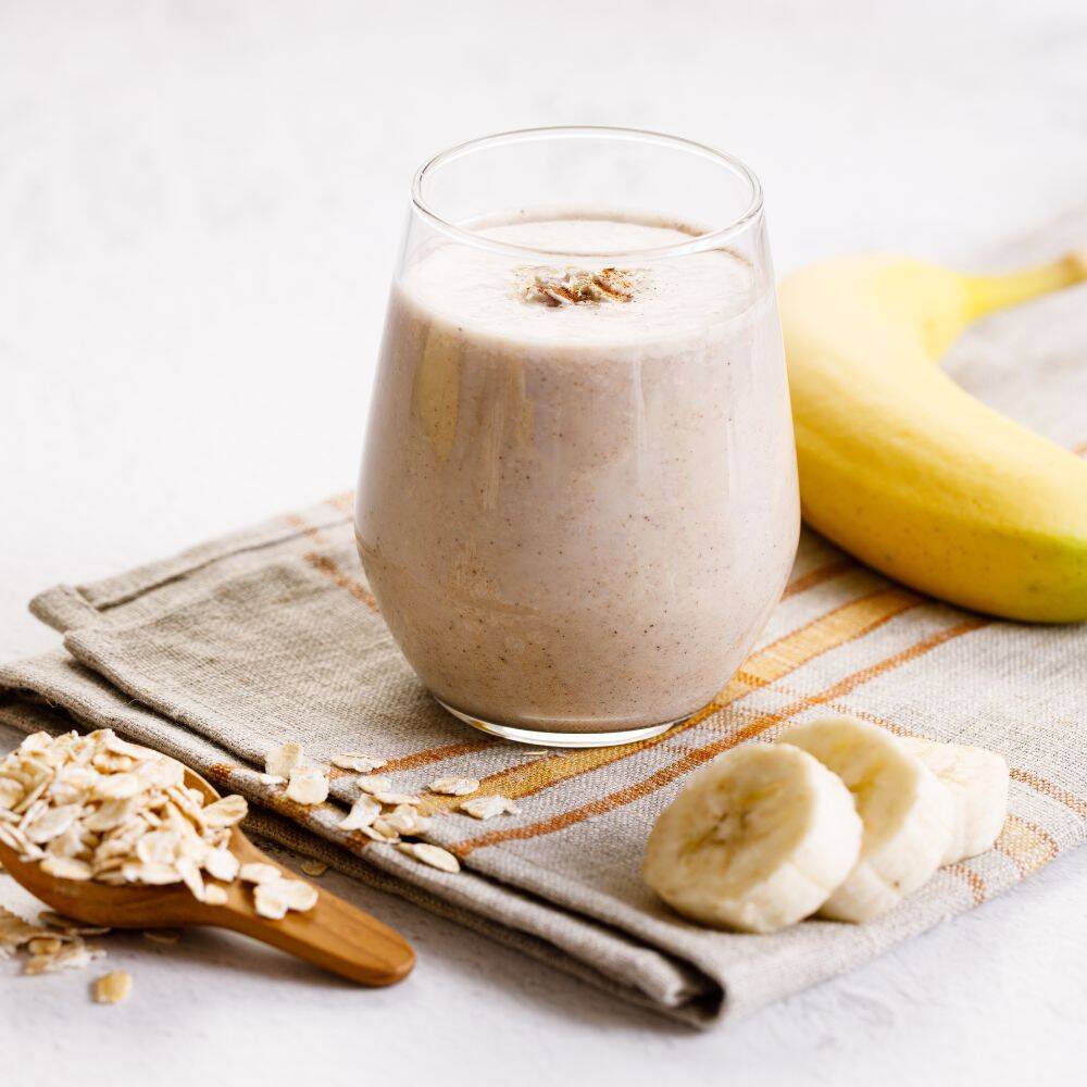Licuado Plátano con Avena