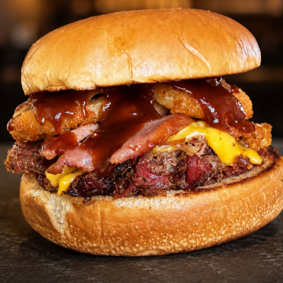Hamburguesa Real BBQ